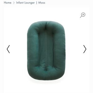 Snuggle Me Organic Infant Lounger in Moss